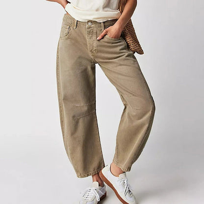 Veelzijdige Comfort Jeans met Wijde Pijpen